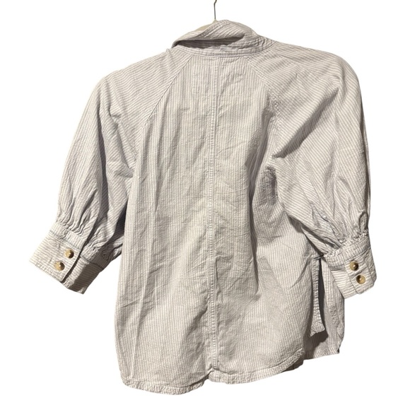 Free People Ellie Stripe Button-up Shirt - Picture 6 of 8